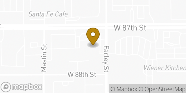 Map showing the location of QuikTrip in Overland Park, KS 66212