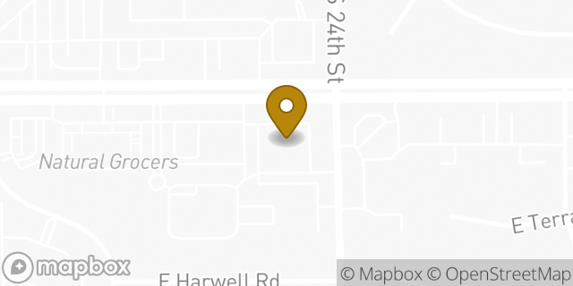 Map showing the location of ATM Walgreens in Gilbert, AZ