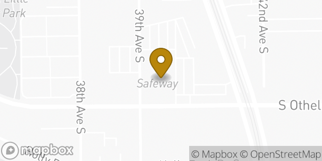 Map showing the location of Safeway in Seattle, WA 98118