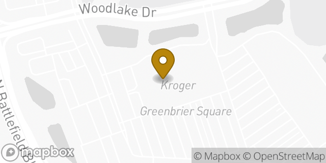 Map showing the location of ATM Kroger in Chesapeake, VA 23320