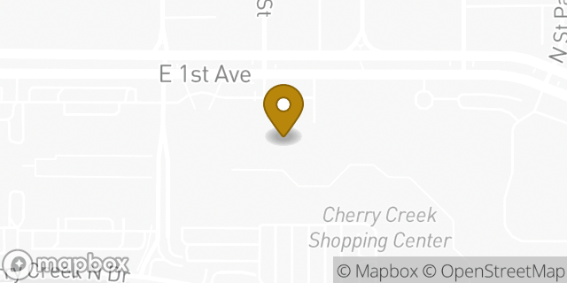 Map showing the location of Banana Republic in Denver, CO 80206