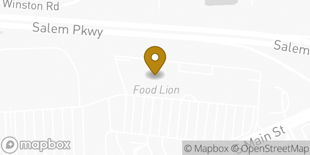 Map showing the location of Coinme in Kernersville, NC 27284
