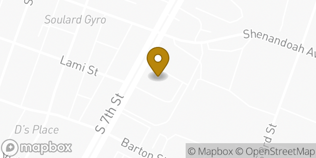Map showing the location of CrossFit Gambit in St Louis, MO