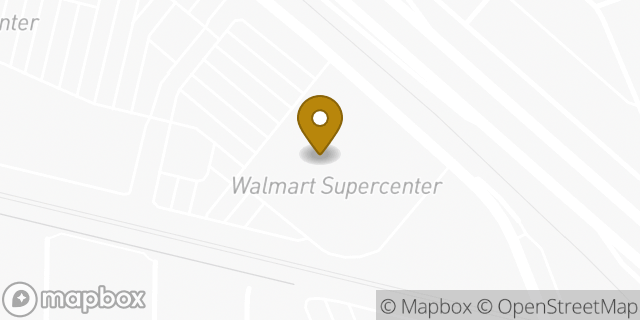 Map showing the location of Walmart in Burbank, CA 91502