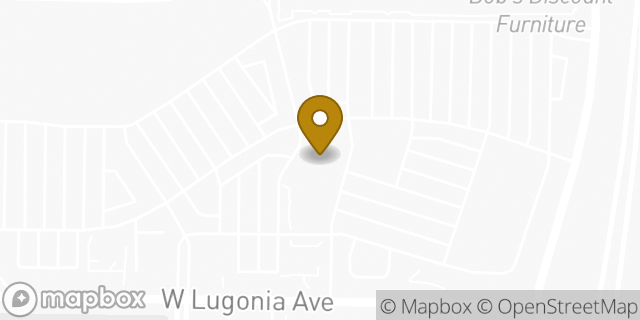 Map showing the location of Starbucks in Redlands, CA 92374