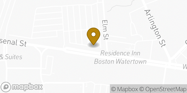 Map showing the location of Chase Bank in Watertown, MA 02472