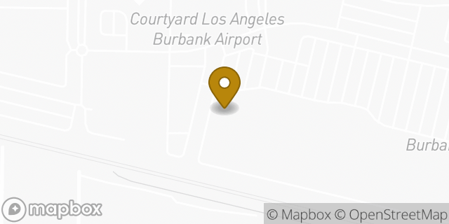 Map showing the location of Staples in Burbank, CA 91504