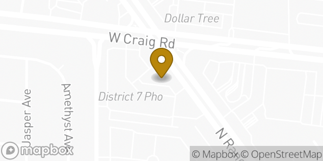 Map showing the location of Bank Of America in Las Vegas, NV 89130