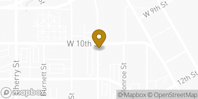 Map showing the location of Hertz in Fort Worth, TX 76102