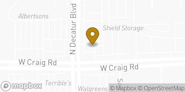 Map showing the location of ATM 7ELEVEN-FCTI in North Las Vegas, NV 89032