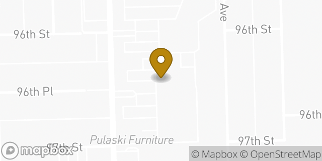 Map showing the location of Amazon Locker - Rina in Oak Lawn, IL 60453