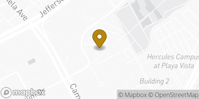 Map showing the location of Bright Horizons at Playa Vista in Los Angeles, CA 90094