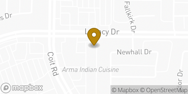 Map showing the location of The UPS Store in Plano, TX 75023