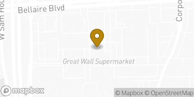 Map showing the location of Amazon Locker - Purity in Houston, TX 77036