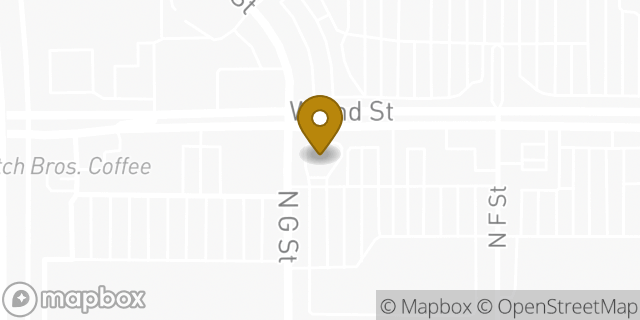 Map showing the location of McDonald's in San Bernardino, CA 92410