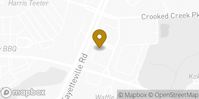 Map showing the location of The UPS Store in Durham, NC 27713