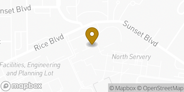 Map showing the location of Amazon Locker - Woodlands in Houston, TX 77005