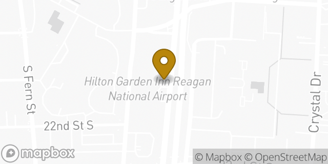 Map showing the location of Enterprise Rent-A-Car in Arlington, VA 22202