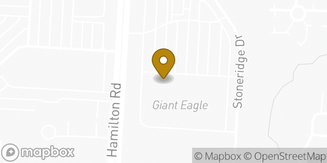 Map showing the location of Amazon Locker - Driving in Columbus, OH 43230