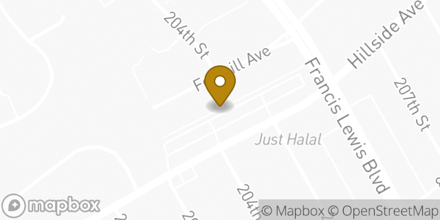 Map showing the location of McDonald's in Hollis, NY 11423
