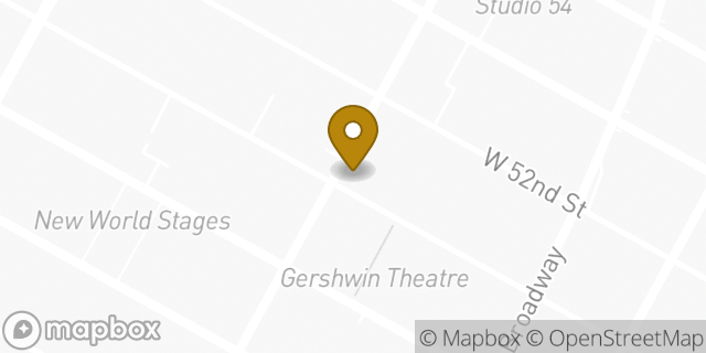 Map showing the location of Dunkin' in New York, NY 10019