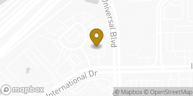 Map showing the location of Walgreens in Orlando, FL 32819