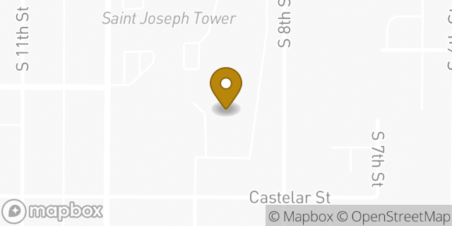 Map showing the location of The Church of Jesus Christ of Latter-day Saints in Omaha, NE 68108