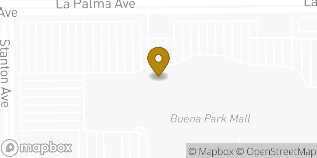 Map showing the location of TJ Maxx in Buena Park, CA 90620