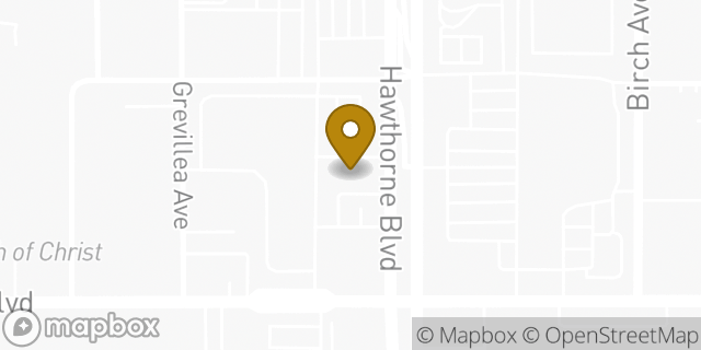 Map showing the location of Chase Bank in Hawthorne, CA 90250