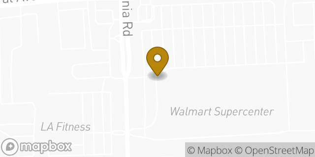 Map showing the location of Walmart Supercenter in Toledo, OH 43615