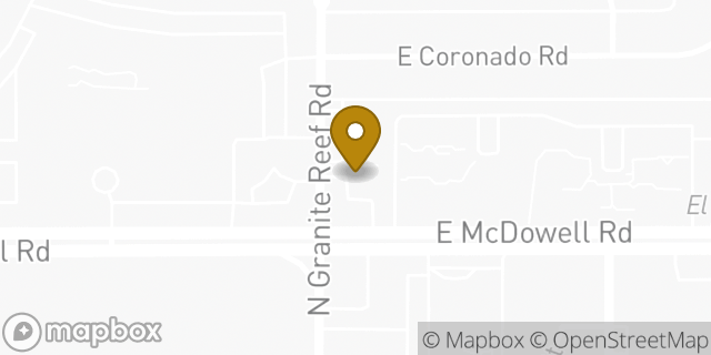 Map showing the location of Amazon Locker - Seth in Scottsdale, AZ 85257