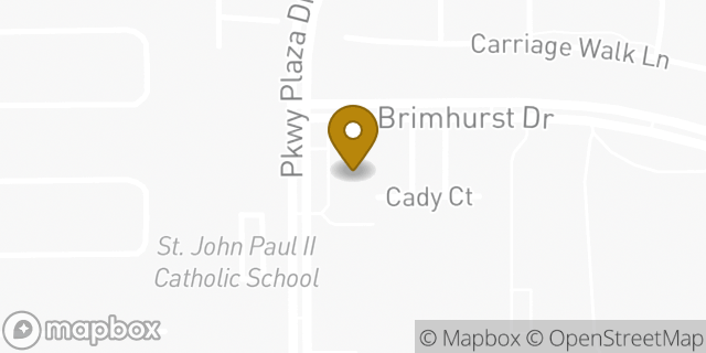 Map showing the location of Brimhurst KinderCare in Houston, TX 77077