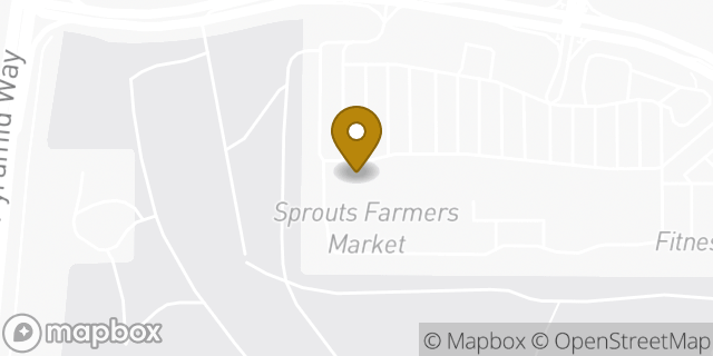 Map showing the location of Sprouts Farmers Market in Sparks, NV 89436