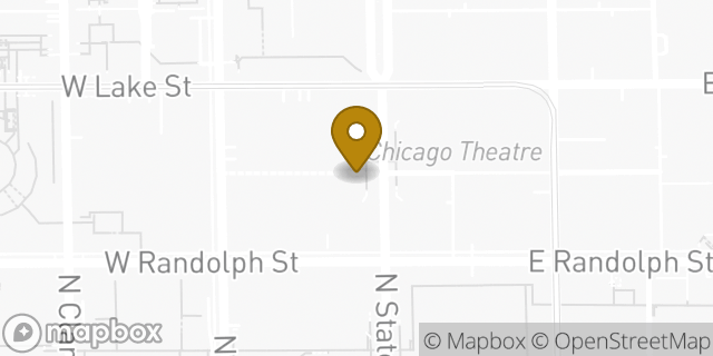 Map showing the location of Panera Bread in Chicago, IL 60601