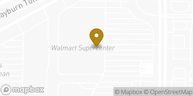 Map showing the location of Walmart in Plano, TX 75024