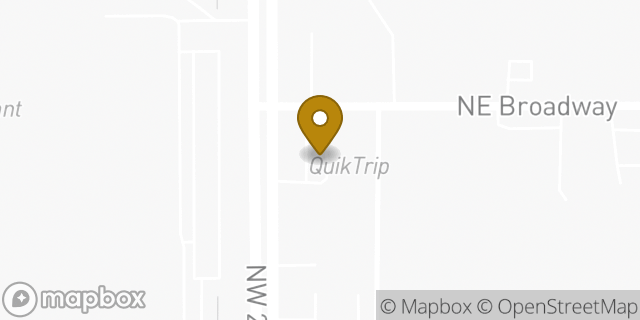 Map showing the location of QuikTrip in Des Moines, IA 50313