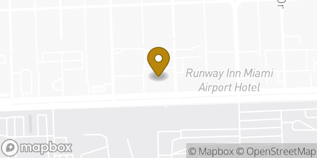 Map showing the location of Subway in Miami Springs, FL 33166