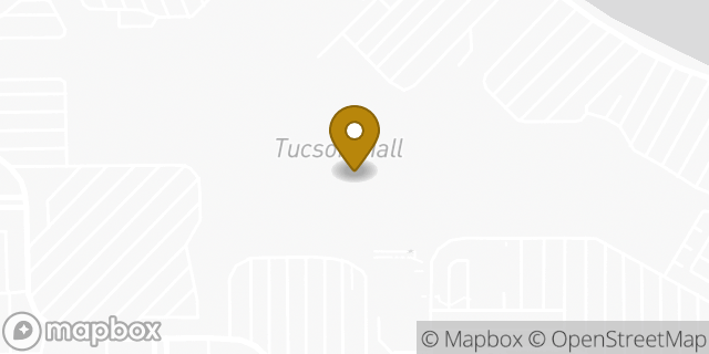 Map showing the location of Kids Foot Locker in Tucson, AZ 85705