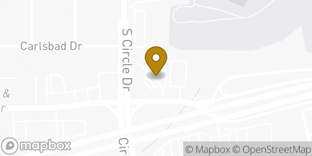 Map showing the location of 7-Eleven in Colorado Springs, CO 80910