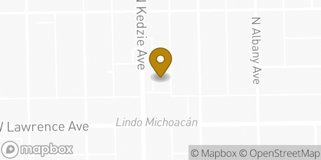 Map showing the location of Baskin-Robbins in Chicago, IL 60625