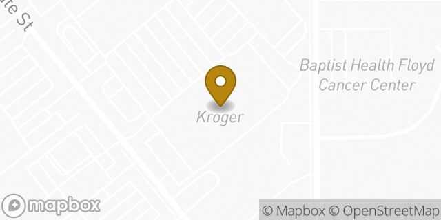 Map showing the location of ATM Kroger in New Albany, IN 47150