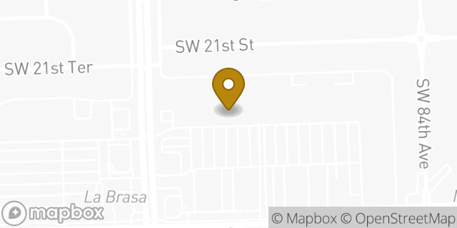 Map showing the location of Amazon Locker - Luay in Miami, FL 33155