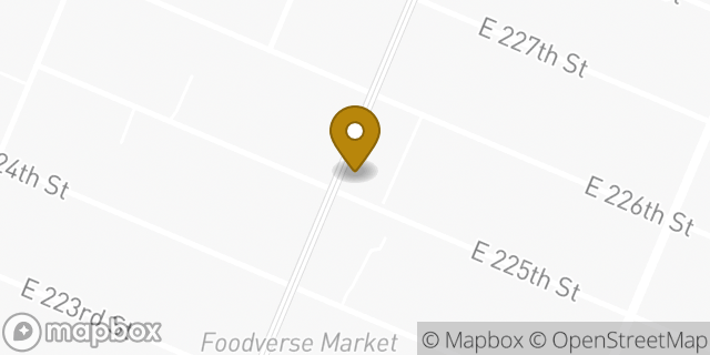 Map showing the location of Subway in Bronx, NY 10466