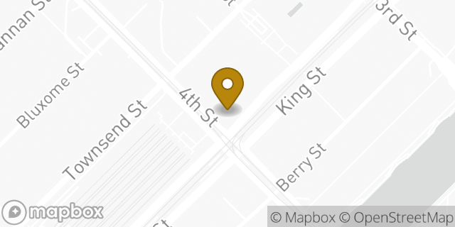 Map showing the location of Starbucks Coffee Company in San Francisco, CA 94107