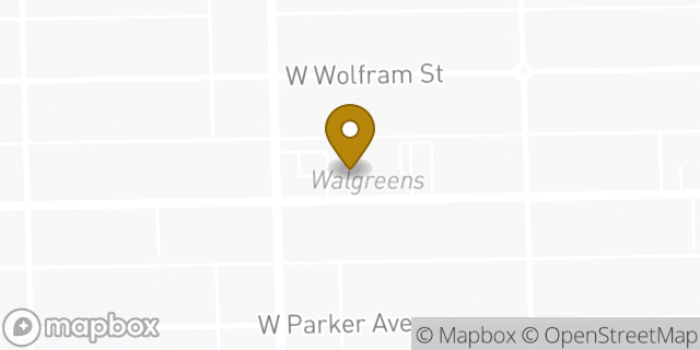 Map showing the location of Walgreens in Chicago, IL 60639