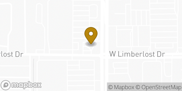 Map showing the location of Bank of America Financial Center & Drive-Thru ATM | Oracle Limberlost in Tucson, AZ 85705