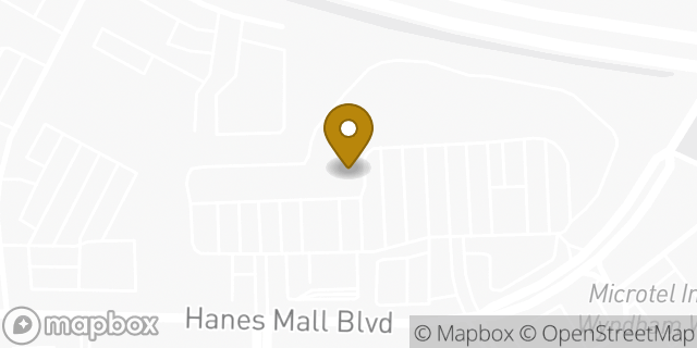 Map showing the location of Chuck E. Cheese in Winston-Salem, NC 27103