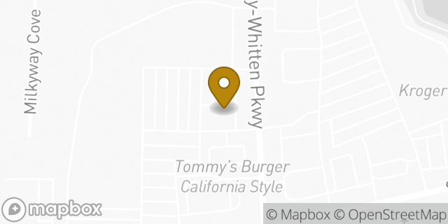 Map showing the location of Starbucks in Bartlett, TN 38134