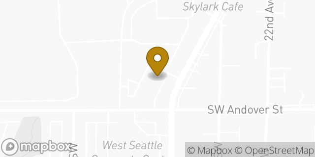 Map showing the location of Subway in Seattle, WA 98106
