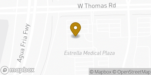 Map showing the location of Banner Physical Therapy - Phoenix Estrella in Phoenix, AZ 85037